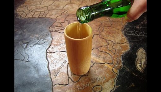 ＤＩＹで竹のグラス製作 DIY Bamboo Glass