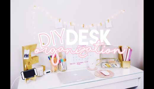 10 DIY Desk Organization Ideas ♡