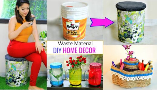 बिना खर्च बनायें DIY Home Decor | Recycle Waste Material | #Crafts #Anaysa #DIYQueen