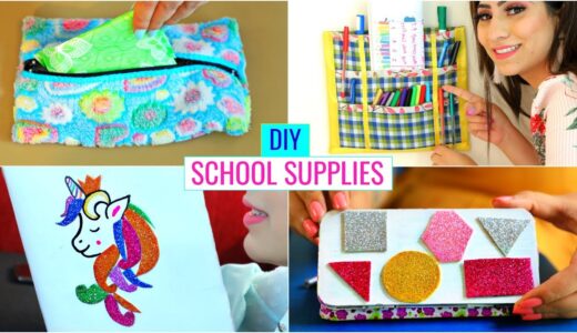 4 DIY for SCHOOL Supplies/Teenagers… | #Hacks #Crafts #Anaysa #DIYQueen