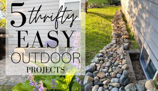 5 EASY Thrifty Outdoor DIY Projects