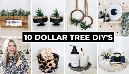 10 HIGH-END Decor IDEAS from DOLLAR TREE 2021…No skill Required!! @Liz Fenwick DIY