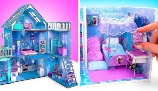 2 DIY Disney’s  Frozen Elsa Wonderful Houses