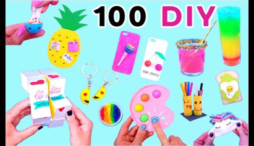 100 DIY - EASY DIY PROJECTS YOU CAN DO AT HOME IN 5 MINUTES - Pop It Fidget Toys, Room Decor & more!