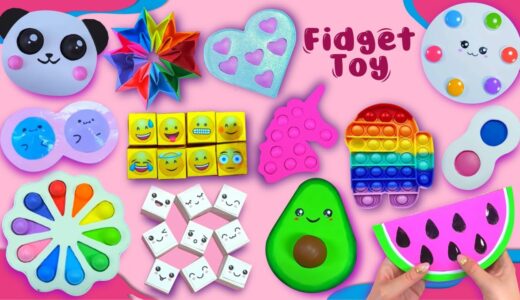 20 DIY - FIDGET TOY IDEAS - Viral TIKTOK Fidget Toys - Funy POP ITs and more..