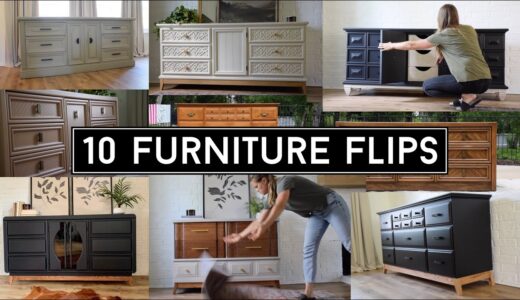 10 Inspiring Furniture Flips (Ep. 2) // Beautiful Furniture Makeovers // Furniture Flips!