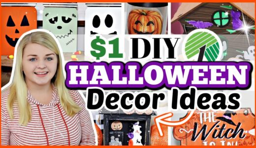 $1 *NEW* DOLLAR TREE DIY Halloween Decor Ideas 2021 | Krafts by Katelyn