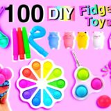 100 DIY FIDGET TOYS IDEAS - VIRAL TIKTOK FIDGET TOYS, POP IT HACKS AND CRAFTS and more..