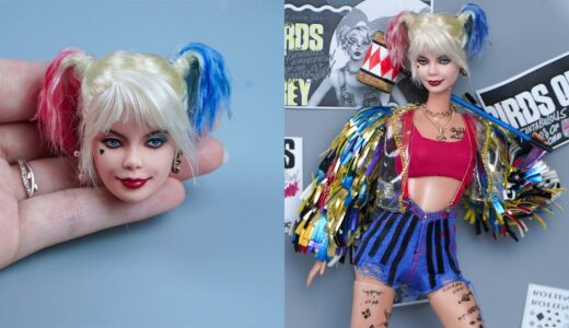 10 DIY Ideas for Your Barbie to Look Like Famous Celebrities | Harley Quinn 