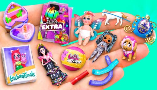 10 DIY Miniature Doll and Toys for Barbie and LOL Surprise