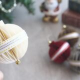 【クリスマス】紙で作るボールオーナメントの作り方 - DIY How to Make Paper Christmas Ornament / Tutorial