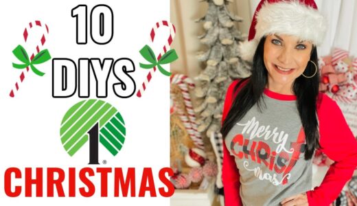 🌲10 DIY DOLLAR TREE CHRISTMAS WREATHS GARLANDS🌲 Ep. 15 “I love Christmas” Olivia’s Romantic Home DIY