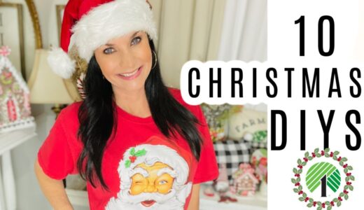🌲10 DIY DOLLAR TREE CHRISTMAS WREATHS, GARLANDS🌲 Ep. 9 “I love Christmas” Olivia’s Romantic Home DIY