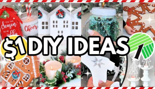 10 must try DOLLAR TREE DIY Christmas crafts (ALL NEW FOR 2021!) 🎄