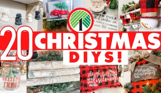 20 AMAZING High-End Dollar Tree Christmas DIYs 2021 🌲 Cheap $1 DIY Decor that looks EXPENSIVE! 😍
