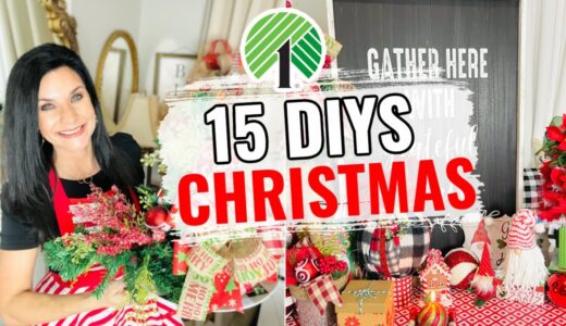 🌲15 DIY DOLLAR TREE DECOR CRAFTS~GINGERBREAD 🌲 Ep. 12 “I love Christmas” Olivia’s Romantic Home DIY