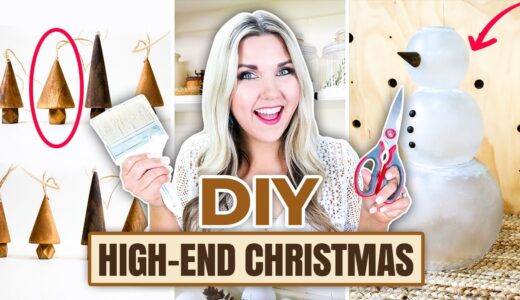 10 High-End Christmas DIY’s that Anyone CAN DO! 🎄