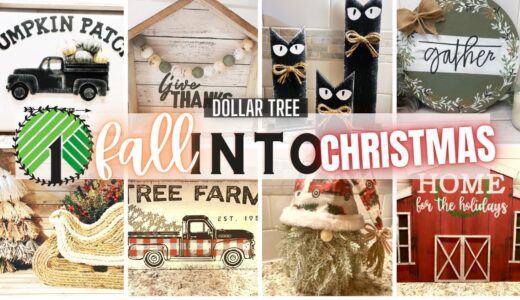 🌟11 HIGH END DOLLAR TREE FALL AND CHRISTMAS DIY's | FALL INTO CHRISTMAS WITH DOLLAR TREE DIY'S🌟