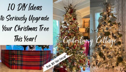 10 DIY Ideas to Seriously Upgrade Your Christmas Tree/DIY Tree Collar