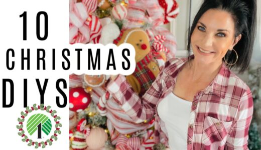 🌲10 DIY DOLLAR TREE CHRISTMAS CENTERPIECES WREATH🌲 Ep 21 “I love Christmas” Olivia’s Romantic Home