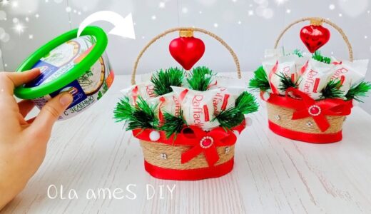 ⭐Из Пластиковой Банки ❤️ Красивый Подарок Своими Руками на Новый Год❤️ DIY Christmas Decor/ Ola ameS