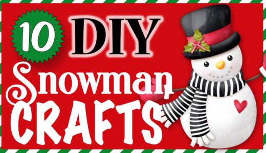 10 EASY Snowman Crafts! 🎄 NEW CHRISTMAS DIYs 2021 | Dollar Tree DIY
