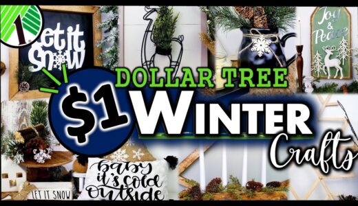 10 GENIUS Dollar Store WINTER DIY’s | $1 High End Decorations & Ideas for 2021~ 2022