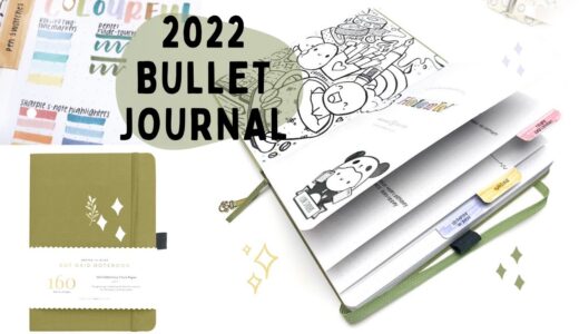 2022 Bullet Journal Setup + DIY Tabs | Archer & Olive Notebook | Helen Being Chatty... Again