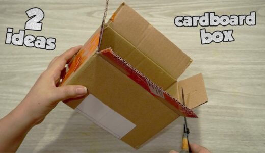 ✔ 2 Cardboard BOX Ideas 😱😍 – DIY RECYCLE CARDBOARDS