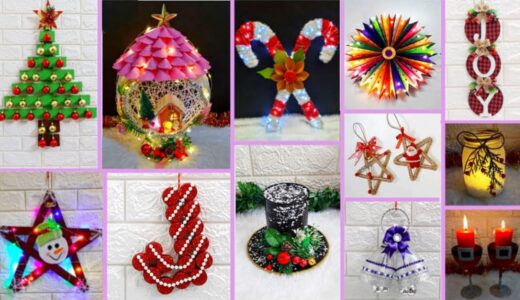 12 Low budget Christmas craft idea with simple materials | DIY Economical Christmas craft idea🎄194