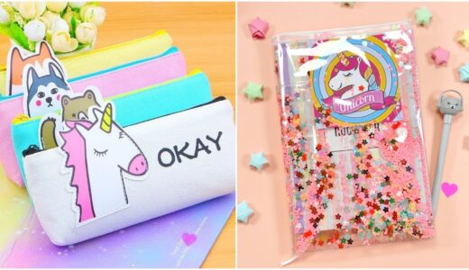 10 DIY – AMAZING AND CUTE SCHOOL SUPPLIES IDEAS – BACK TO SCHOOL HACKS AND EASY CRAFTS