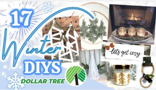17 AFTER Christmas WINTER DECOR IDEAS/Dollar Tree DIY/Winter Decor 2022