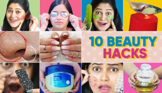 10 Diy Beauty Hacks 😍 Homemade Makeup & skincare products जब सब खत्म हो ये घर पर खुद बना लो Must Try