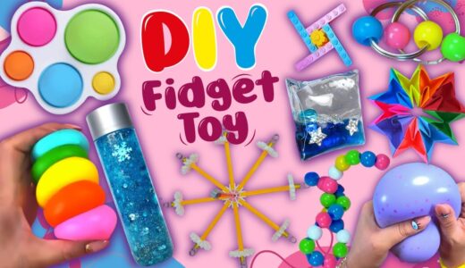16 DIY Fidget Toy Ideas – Anti-Stress Toys – Viral TikTok Videos – Lovely Pop It and Fidget Trinkets