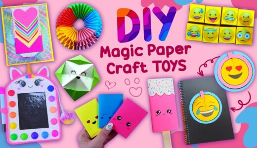 11 Magic Paper Craft TOYS – DIY MAGIC and FUNNY TOYS – Viral TikTok Cute Antistress Fidget Toys