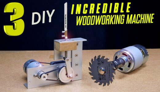 3 AMAZING DIY Woodworking machine on on another level