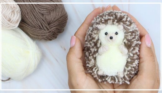 Удивительная идея! Как сделать милого Ежика из ниток – Cute Hedgehog making of yarn – DIY NataliDoma