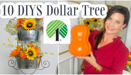 🌻10 DIY Dollar Tree FALL/SUMMER Decor CRAFTS Sunflowers🌻 Olivias Romantic Home DIY