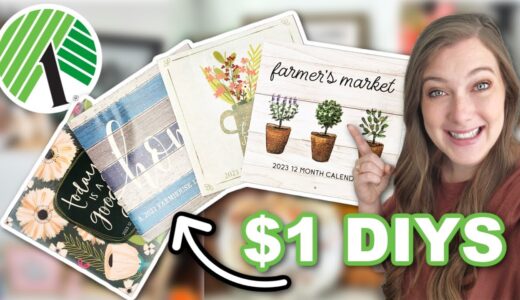 $1 Dollar Tree 2023 Calendar DIY's & HACKS! | DIY these Dollar Tree Calendars for GORGEOUS Decor!