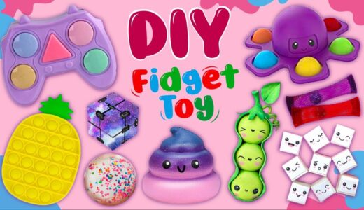 10 DIY SUPER FANTASTIC FIDGET TOYS TO MAKE IN 5 MINUTES - Viral TikTok Pop-It & Stress Reliever Toys