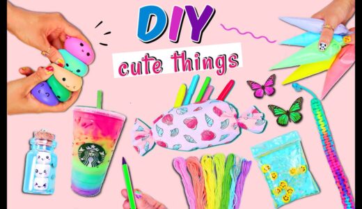 11 DIY – FANTASTIC DIY PROJECTS YOU CAN DO IN 5 MINUTES – School Supplies, Room Decor, Gift Ideas