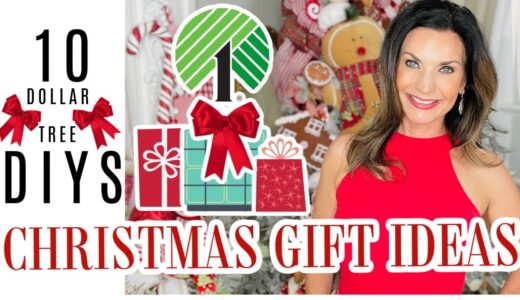🎄10 DIY Dollar Tree CHRISTMAS GIFT IDEAS🎄Ep 6 “I love Christmas” Olivia’s Romantic Home DIY