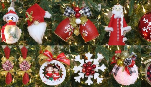 10 Unique DIY Christmas Ornaments For Your Tree This New Year 2023