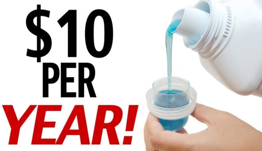 $10 per YEAR for Laundry Detergent! DIY Homemade Laundry Soap!