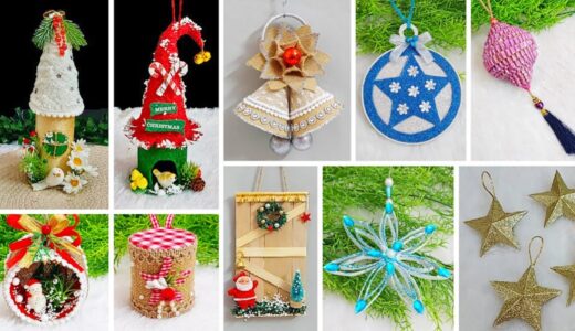 10 Economical Christmas tree ornament with simple material |DIY Affordable Christmas craft idea🎄204