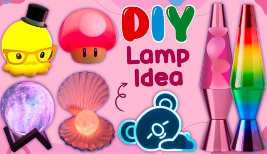 10 DIY HANDMADE LAMP IDEAS- PINTEREST ROOM DECOR IDEAS