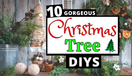 10 Rustic CHRISTMAS TREE DIYS/Dollar Tree Christmas DIY 2022/Christmas Tree Crafts/Christmas Crafts