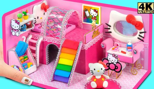 20+ DIY Miniature House Compilation Video ❤️ Build Hello Kitty House from Polymer Clay, Cardboard