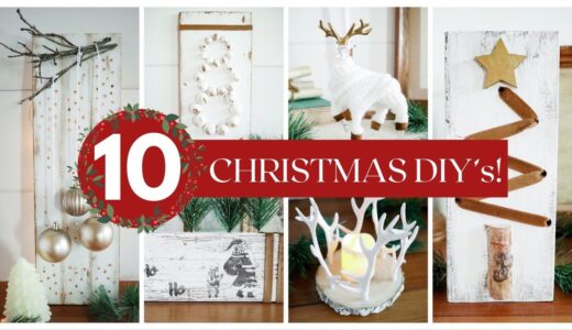 10 Christmas DIY's For 2022!! (Budget Friendly and Easy!)