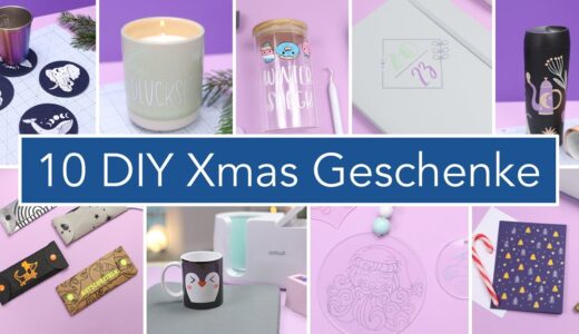 10 DIY Weihnachtsgeschenke mit Cricut & VERLOSUNG